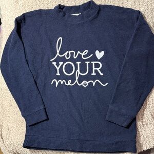 Love Your Melon Navy Woolly Threads Sweatshirt
